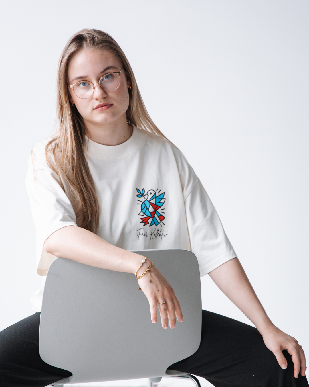 Ocean Red - Organic Oversize Shirt