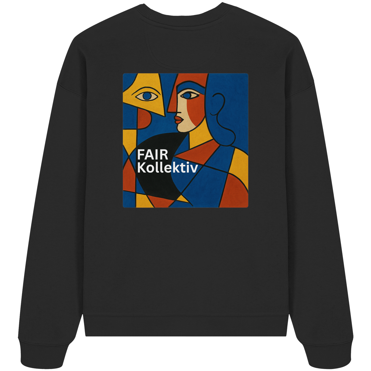 Face in Frame - Organic Oversize Sweatshirt