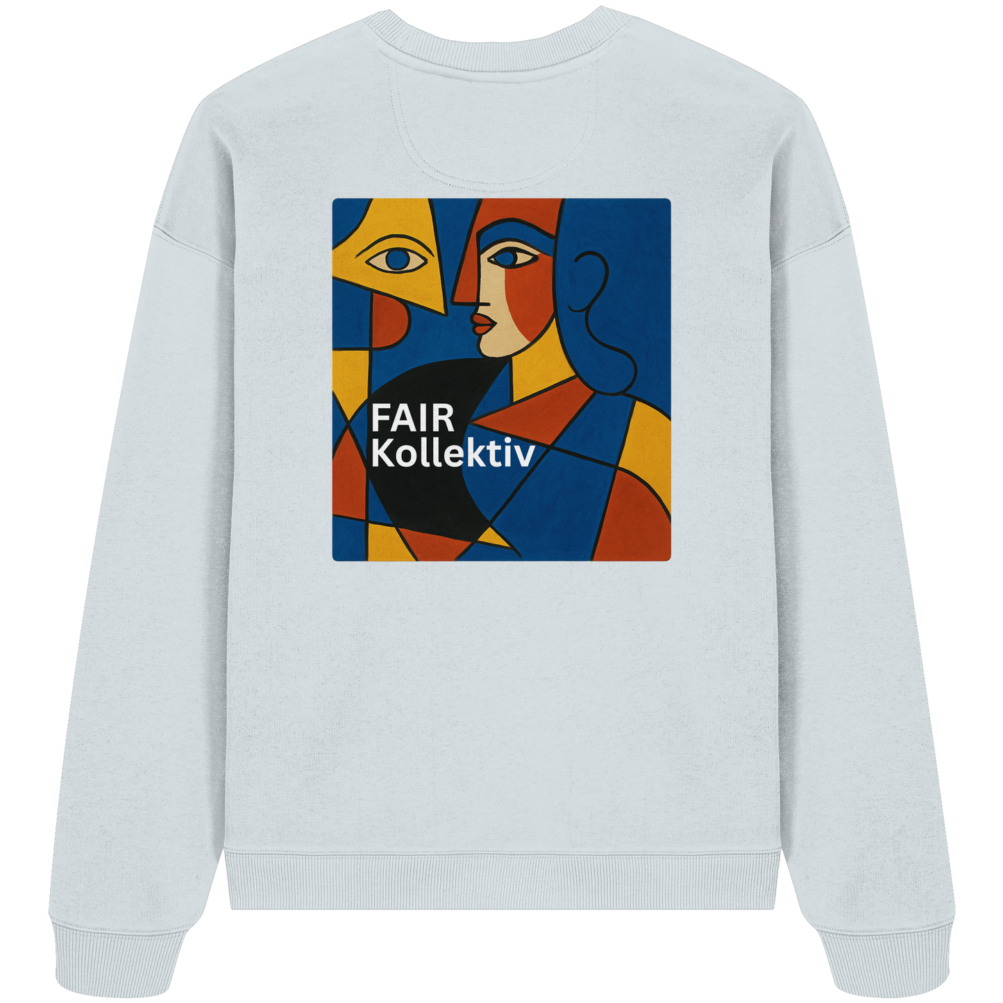 Face in Frame - Organic Oversize Sweatshirt