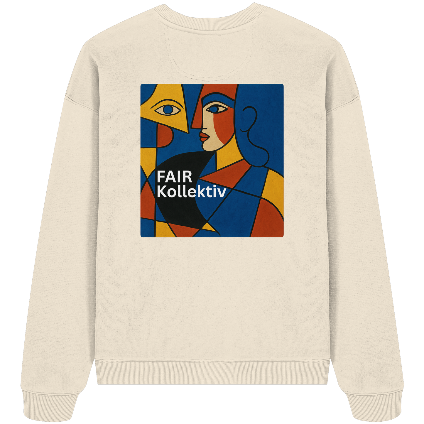Face in Frame - Organic Oversize Sweatshirt
