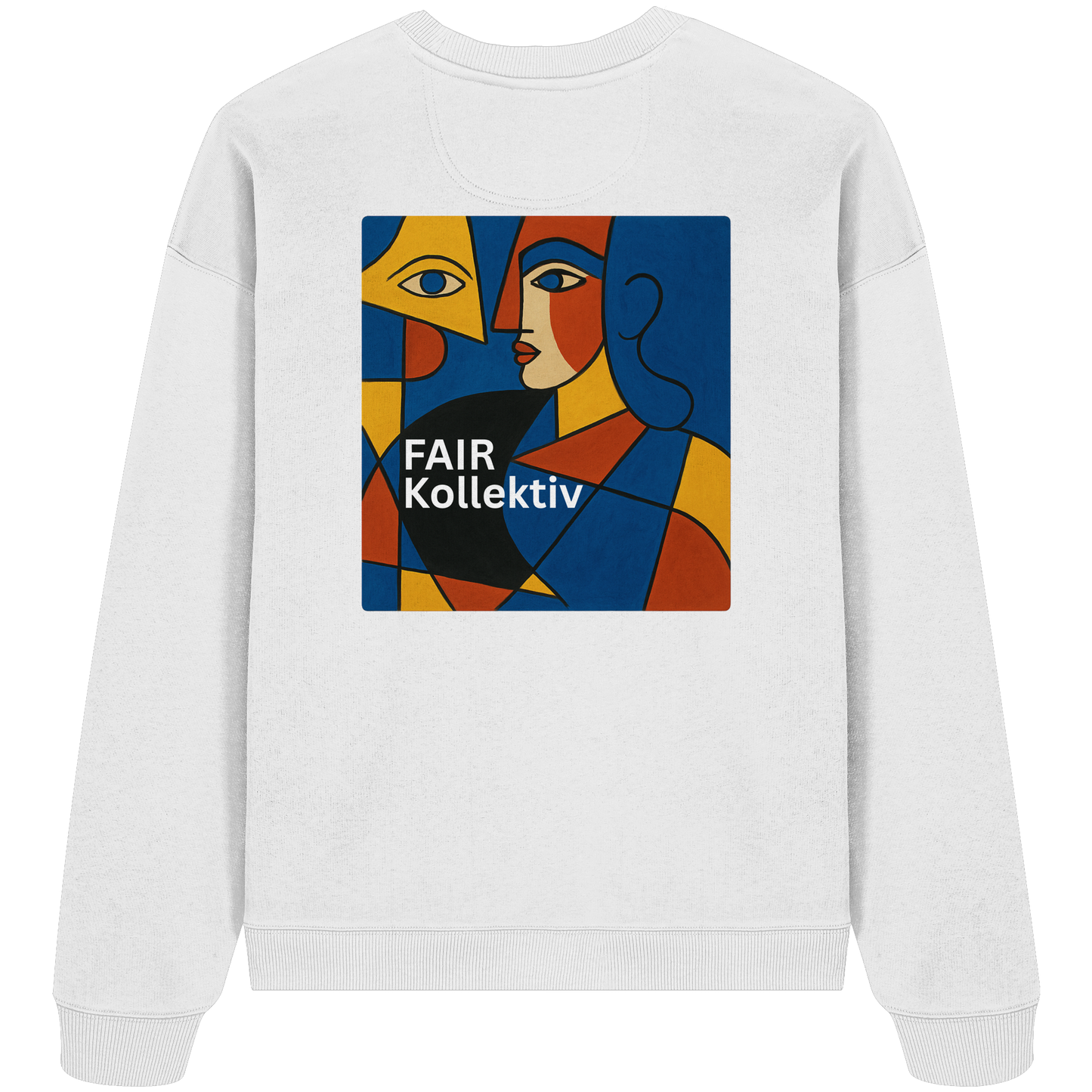 Face in Frame - Organic Oversize Sweatshirt