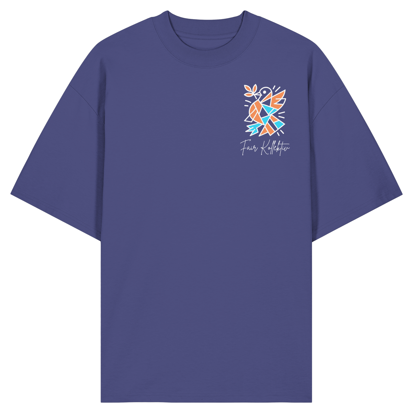 Frozen Orange - Organic Oversize Shirt