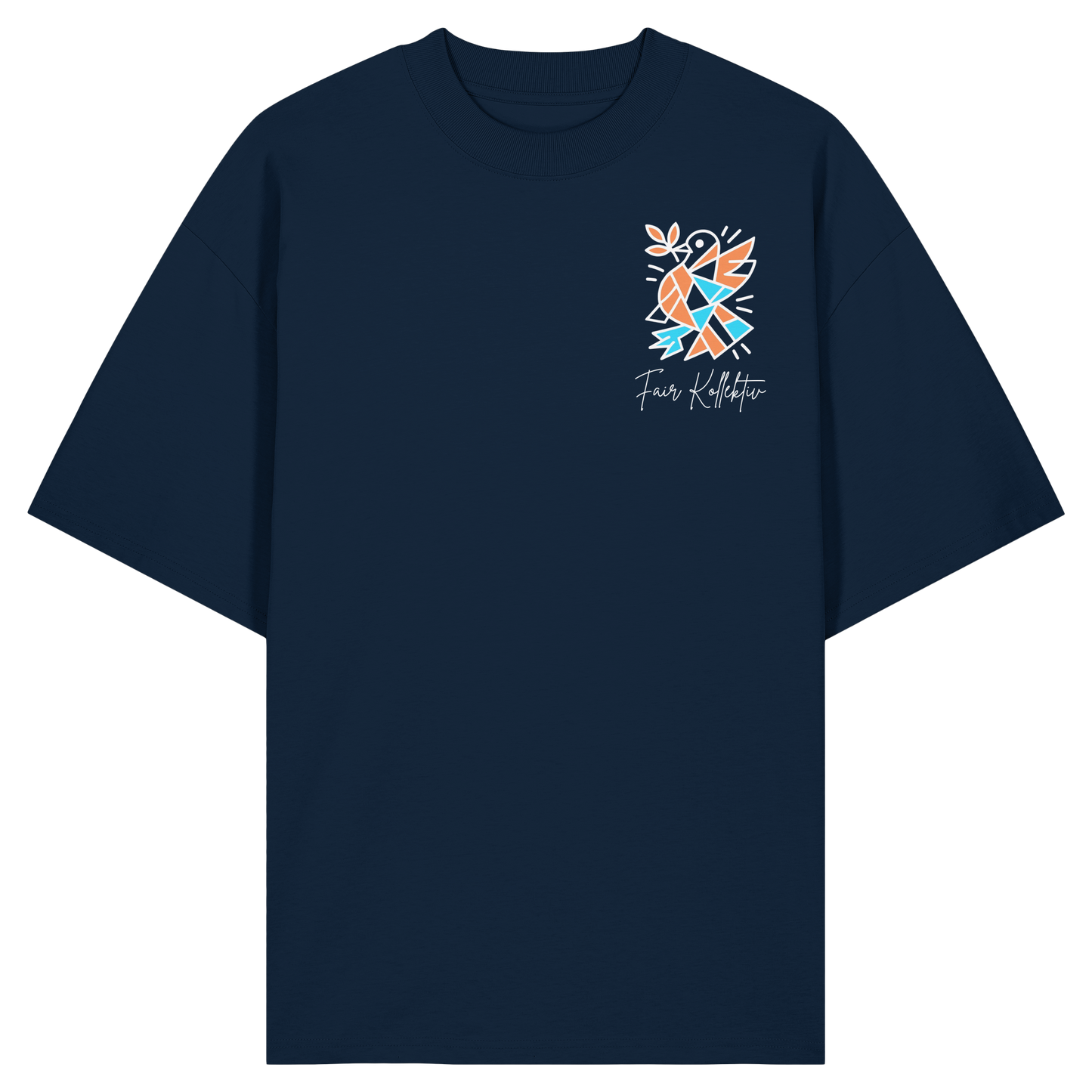 Frozen Orange - Organic Oversize Shirt