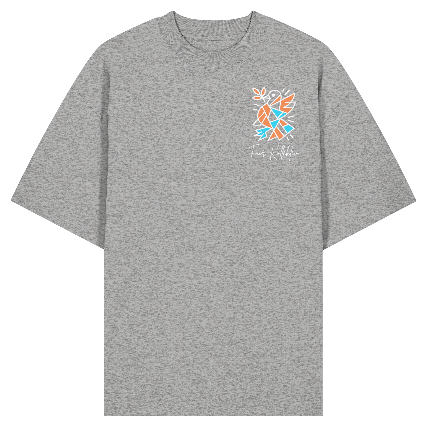 Frozen Orange - Organic Oversize Shirt