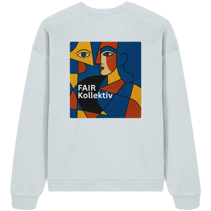 Face in Frame - Organic Oversize Sweatshirt