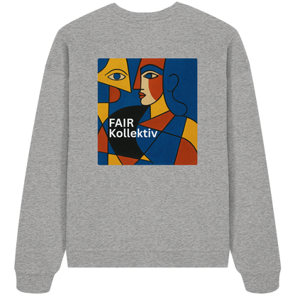 Face in Frame - Organic Oversize Sweatshirt