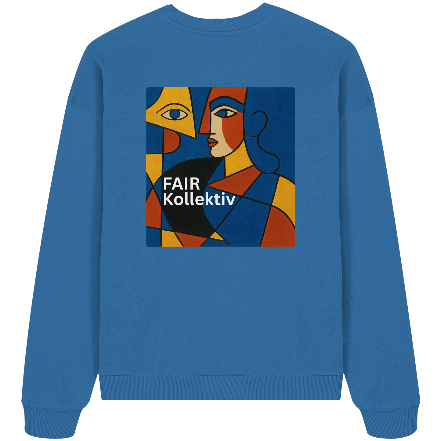 Face in Frame - Organic Oversize Sweatshirt