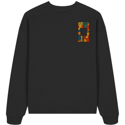 Face in Frame - Organic Oversize Sweatshirt