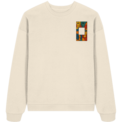 Face in Frame - Organic Oversize Sweatshirt