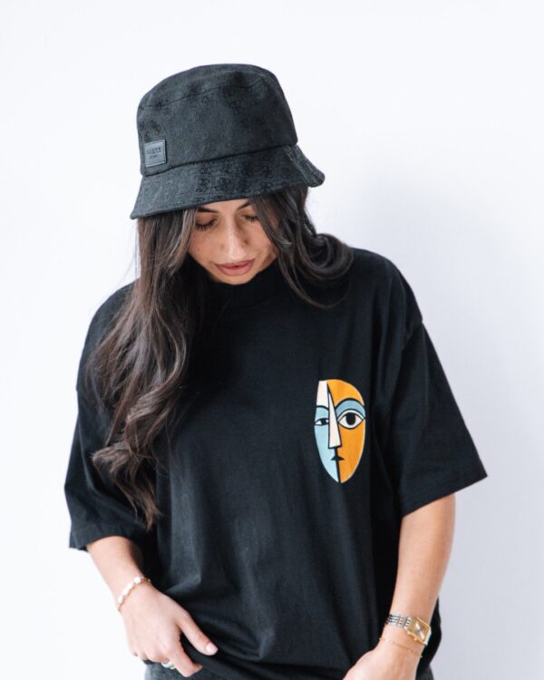 Toxic Face - Organic Oversize Shirt – Bild 3