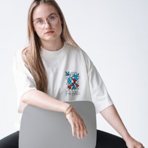 Peace Bird - Organic Oversize Shirt