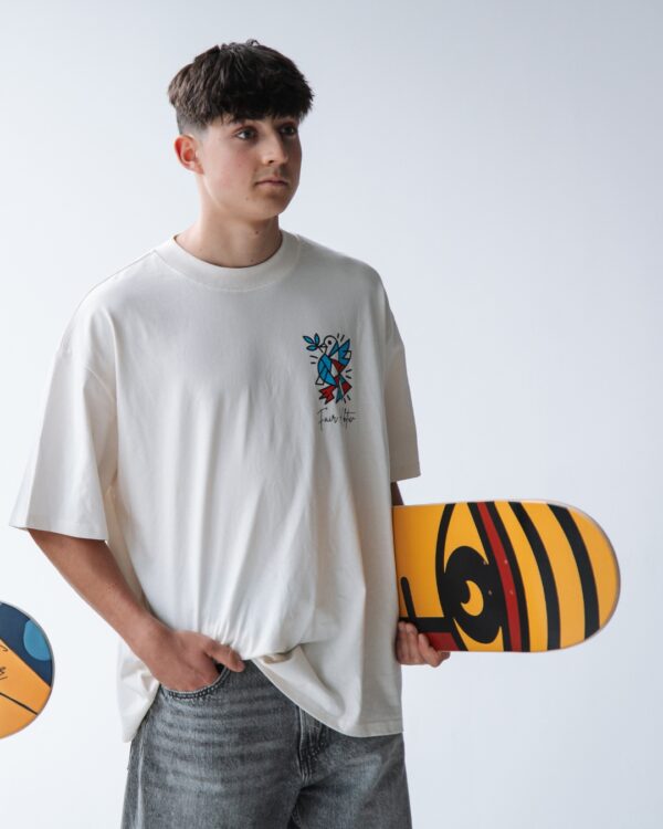 Venom Green - Organic Oversize Shirt – Bild 3