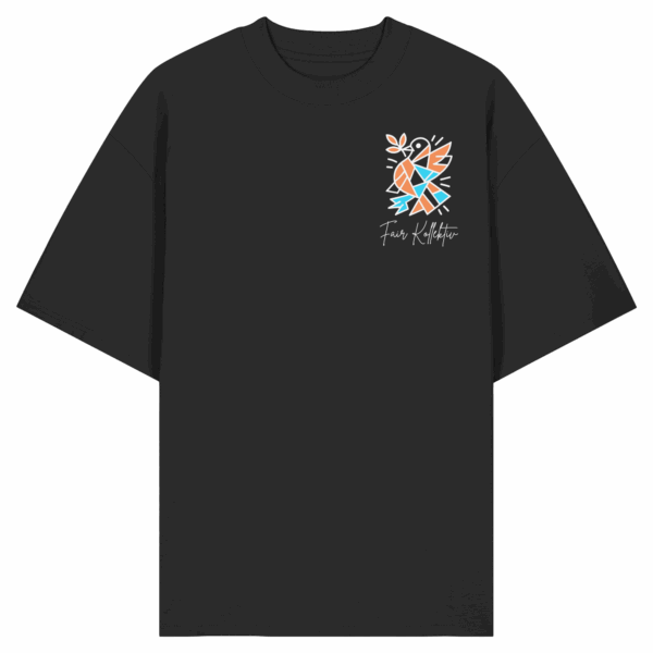 Frozen Orange - Organic Oversize Shirt